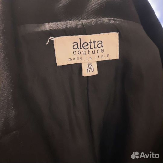 Черный школьный пиджак Aletta для девочки 146-152