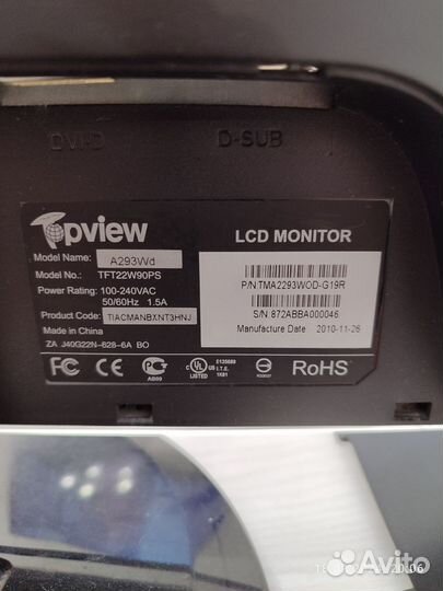 Монитор Topview