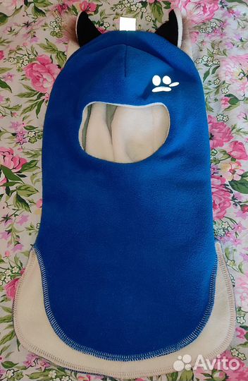 Шапка-шлем из флиса для мальчика 