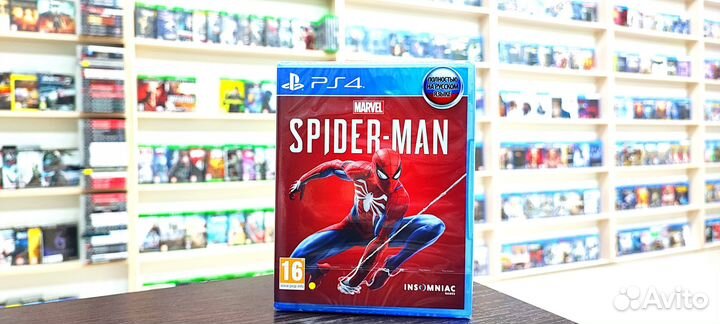 Marvel Spider Man PS4 диск