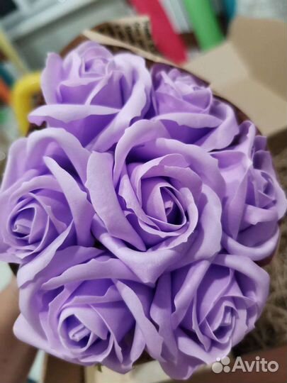 Букет цветов из мыла