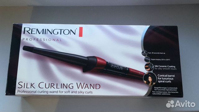 Щипцы для волос Remington Silk Curling Wand