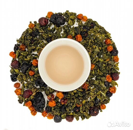 Чай зелёный улун Лесные ягоды