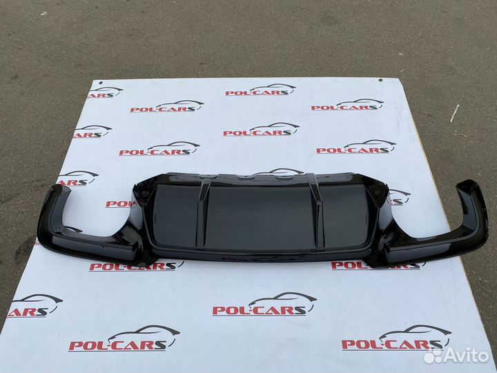 BMW 5 f10 f 10 m5 competition диффузор юбка черная