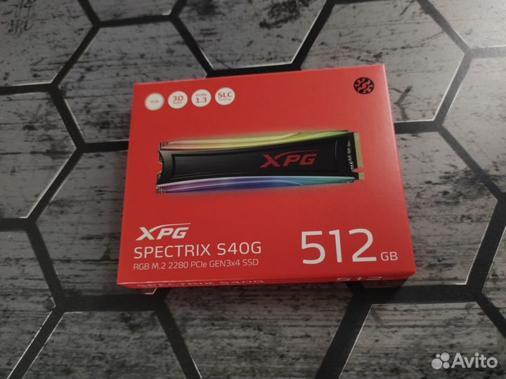 SSD XPG Spectrix S40G 512gb M2 M.2