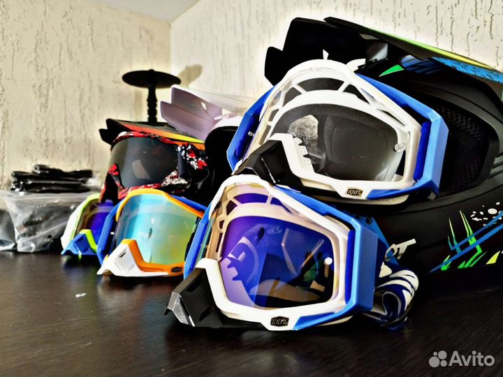 Очки для мотокросса/эндуро 100%