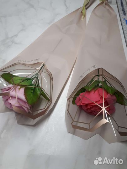 Крупная мыльная роза 1 сентября учителю