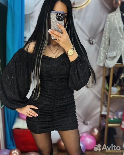 Платье блестящие