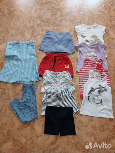 Пакет одежды для девочки 122-128