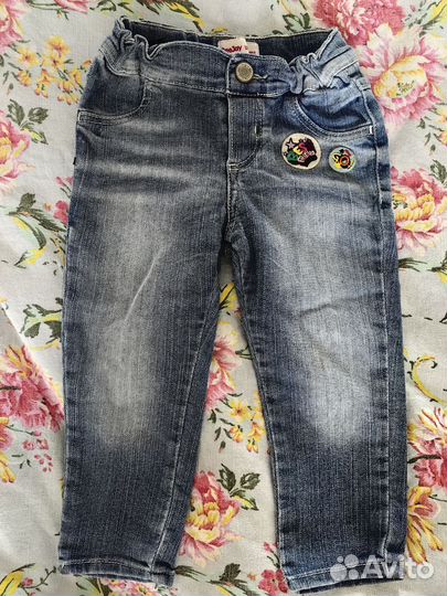 Джинсы для девочки 80