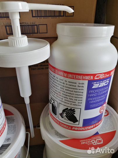 Паста-крем для очистки рук аdolf bucher ав-220