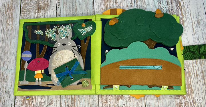 Развивающая книжка из фетра