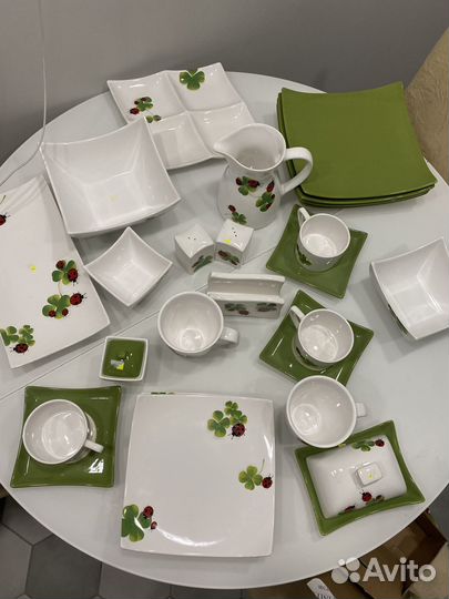 Набор керамической посуды infinity «Божья коровка»