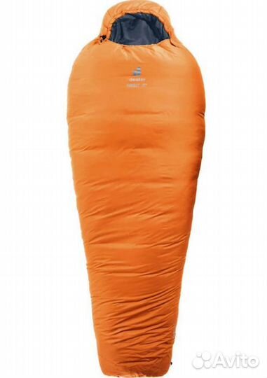 Спальник Deuter 2022 Orbit -5 SL (левый) mandarine
