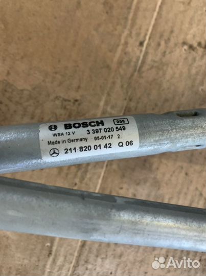 Трапеция дворников mercedes w211 A2118200442