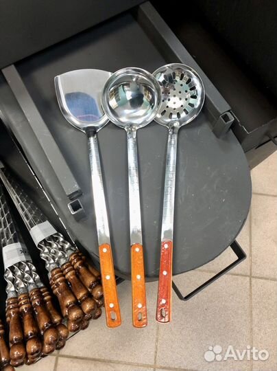 Шумовка+половник+лопатка для казана (набором)