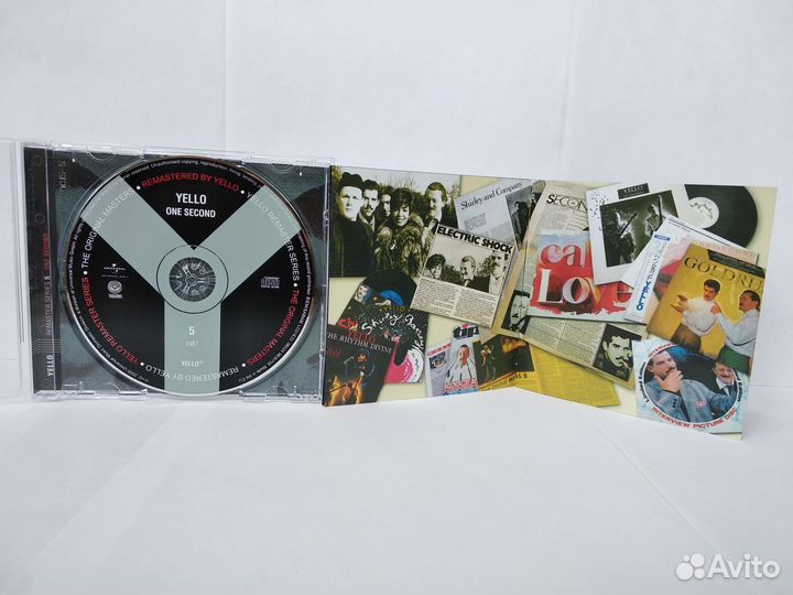 CD disc yello ONE second Новый