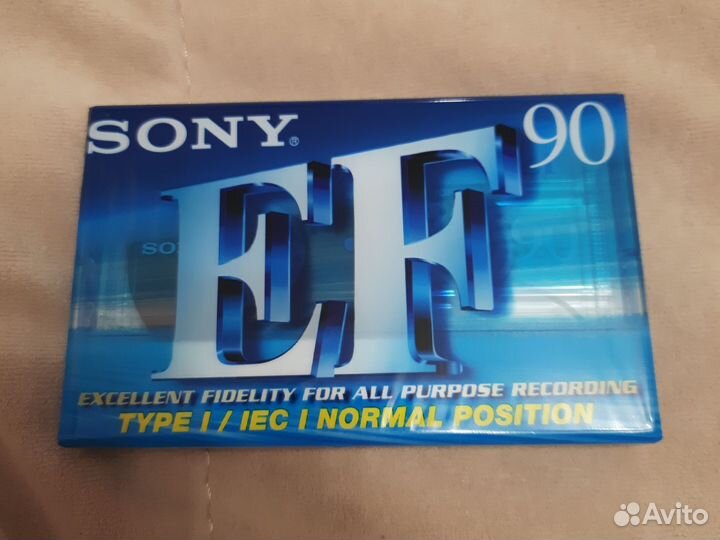 Аудио кассета sony EF 90