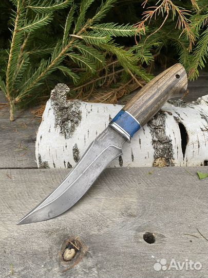 Нож охотничий кованый хв5