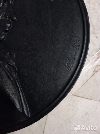 Касли.А.С.Пушкин.Литьё.Портрет.Антиквариат