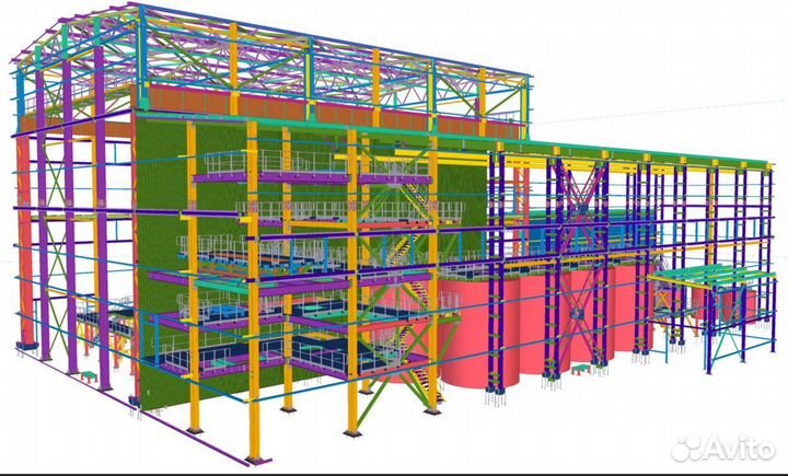 Разработка км и кмд в Tekla, разработка ппр