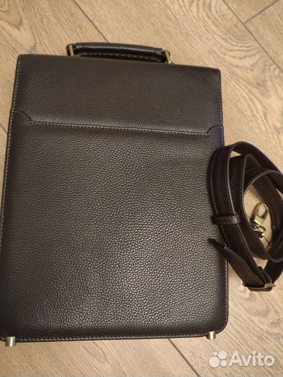 Мужской кожаный портфель новый