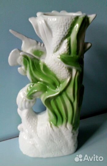 Ваза - Кувшин Рыбки. Фарфор гдр