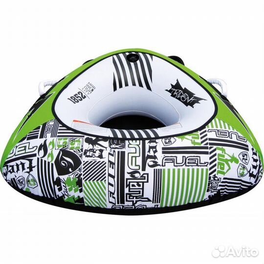 Буксируемый баллон 137 см с фалом и насос ватрушка