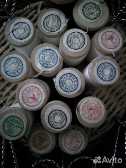 Катушки ниток СССР