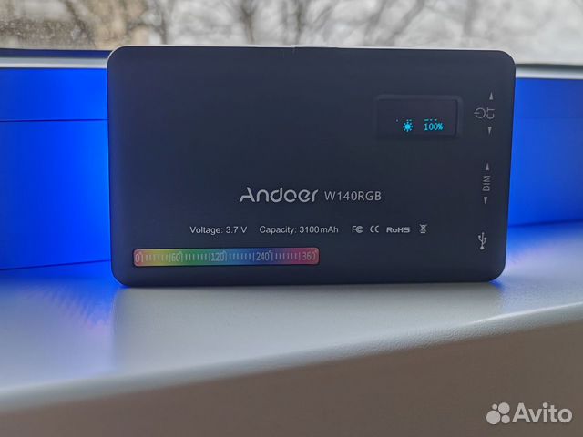 Свет для фото и видео Andoer W140 RGB - видеосвет объявление продам