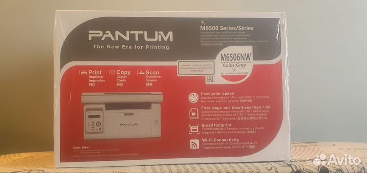 Новая Мфу лазерный Pantum M6506nw WI FI