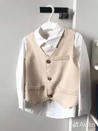 Рубашка с жилетом детская