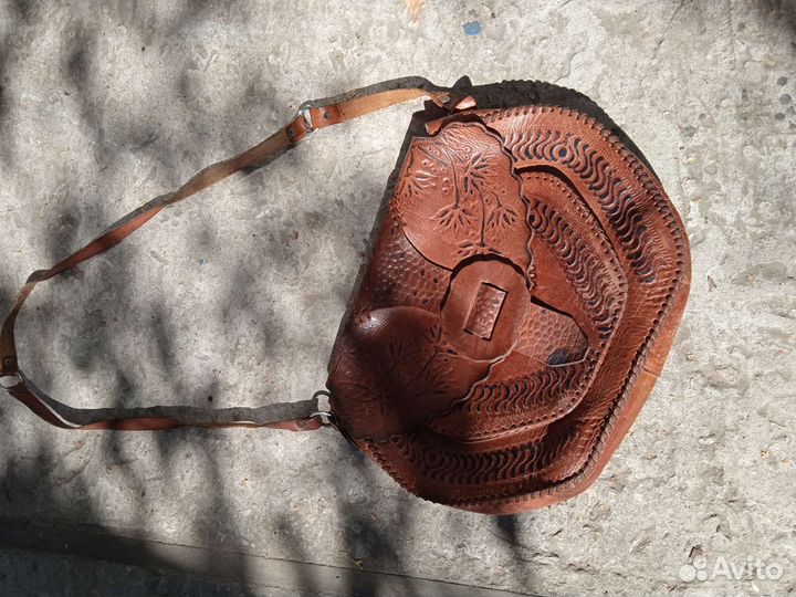 Сумка кожаная женская