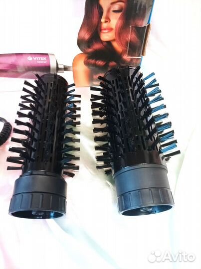Самовращающаяся Фен-щетка Vitek, плойка