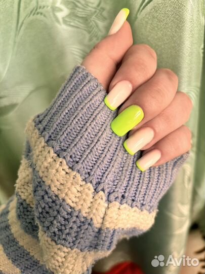 Маникюр наращивание