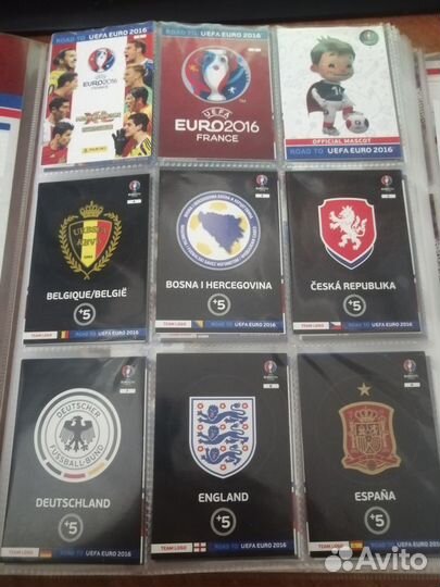 Panini Дорога на Евро 2016. Adrenalyn XL