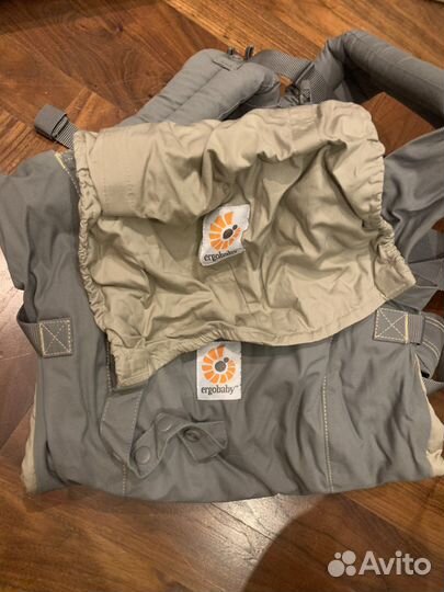 Эргорюкзак ErgoBaby Carrier original X-tra Серый