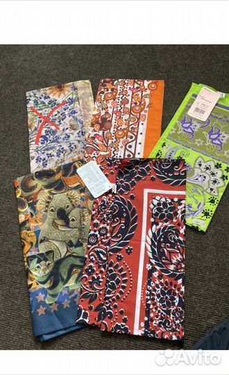 Павловопосадский летний хлопковый платок