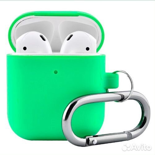 Защитный силиконовый чехол для наушников AirPods 1