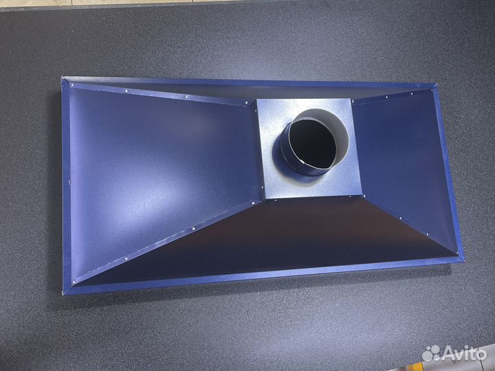 Зонт вытяжной из оцинкованной стали