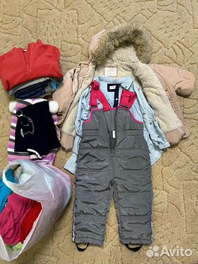 Вещи пакетом на девочку 86