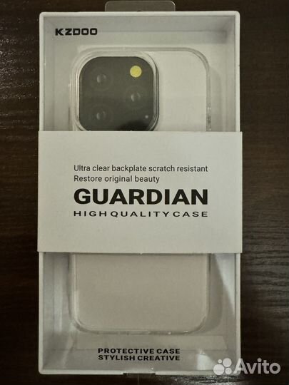 Kzdoo Guardian прозрачный iPhone 15 pro