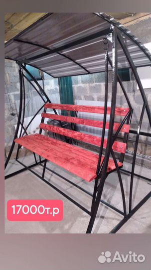 Садовые качели на заказ