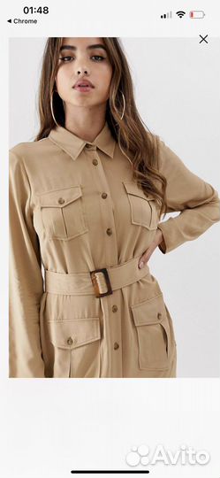Платье рубашка ASOS 42/44
