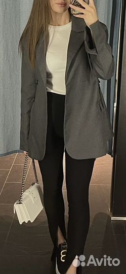 Жакет удлиненный оверсайз