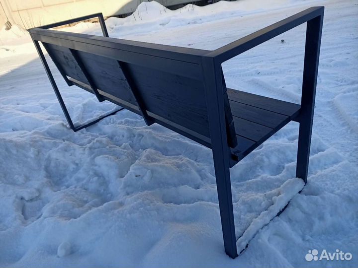 Лавочка садовая, скамейка, 190 см