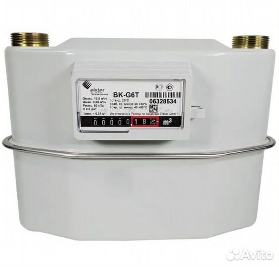 Газовый счетчик вк-G4, mк-G4, 2023г