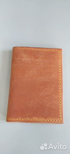 Обложка для документов натуральная кожа