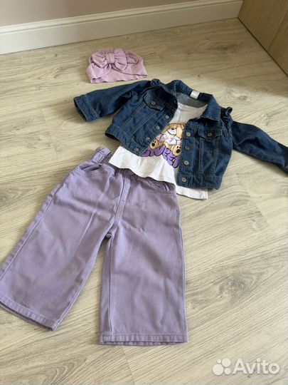 Пакет фирменных вещей для девочки 80 86