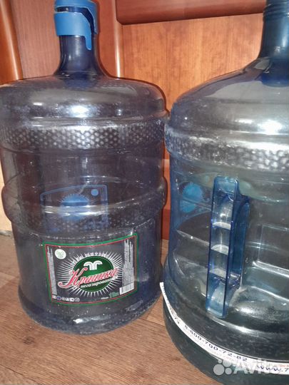 Бутыль 19 литров с пробкой Банки 5 литр. с крышкой